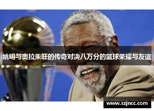 姚明与奥拉朱旺的传奇对决八万分的篮球荣耀与友谊